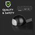 VT-8028 PIR WANDSENSOR MET BEWEGBAAR KOP ZWART, IP44 (MAX: 400W LED)